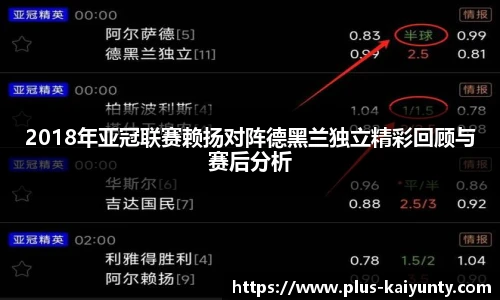 2018年亚冠联赛赖扬对阵德黑兰独立精彩回顾与赛后分析